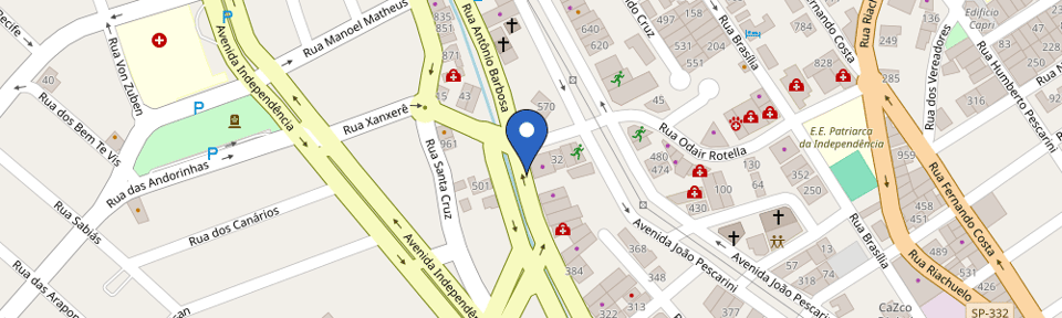 Mapa da estação Exchange Motors