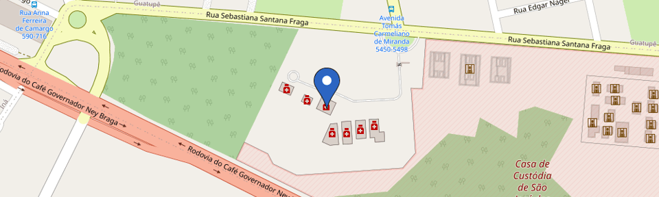 Mapa da estação LACEN