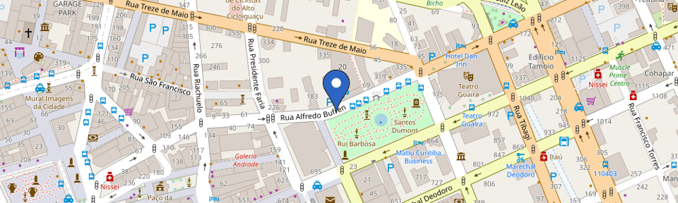 Mapa da estação Estacionamento Classic Park