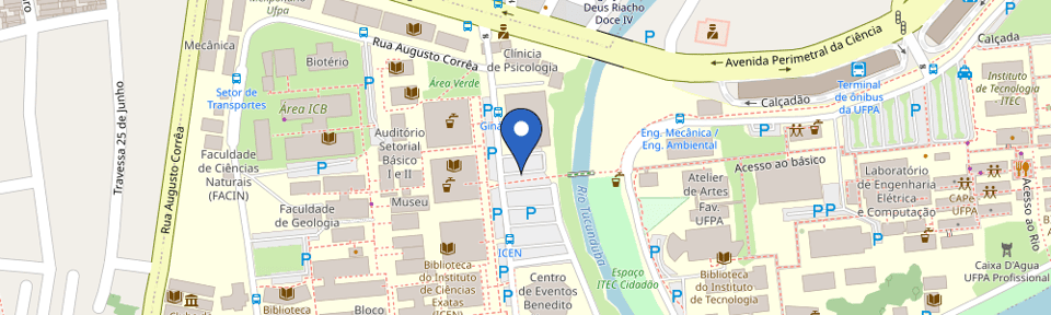 Mapa da estação UFPA - Cidade Universitária