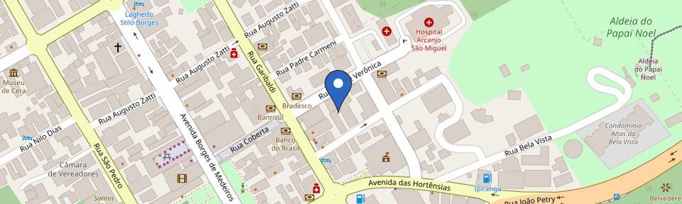 Mapa da estação Hotel Cercano