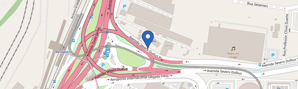 Mapa da estação Novotel Aeroporto