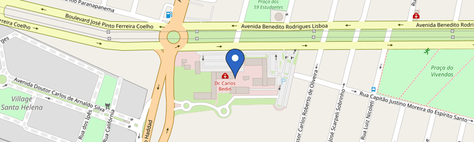 Mapa da estação Georgina Business Park