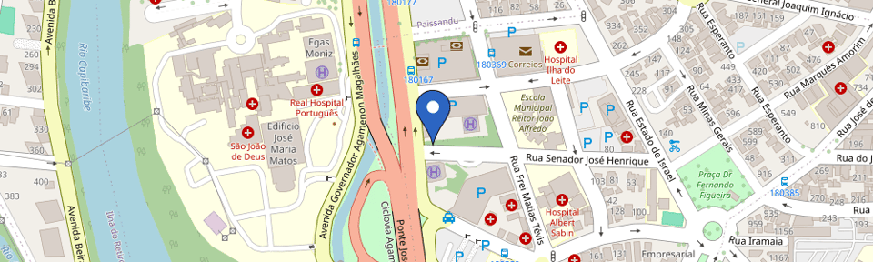 Mapa da estação Ed Isaac Newton