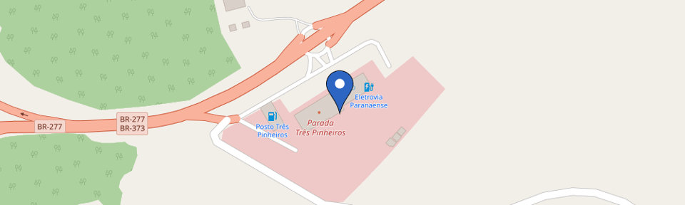 Mapa da estação Restaurante Três Pinheiros