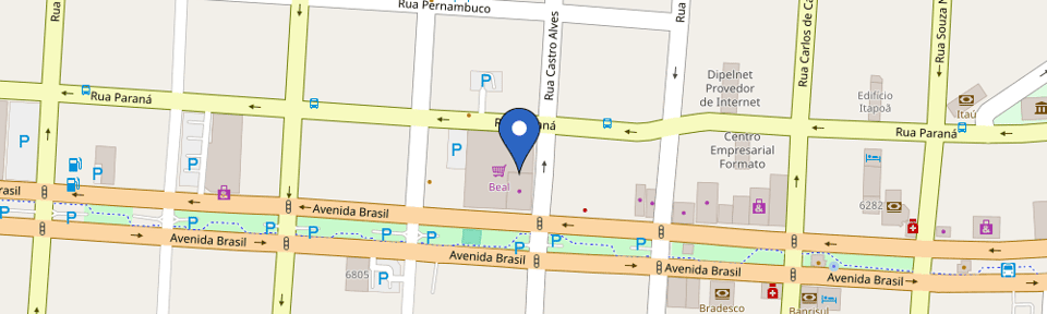 Mapa da estação BioWatts - EV Charging Station