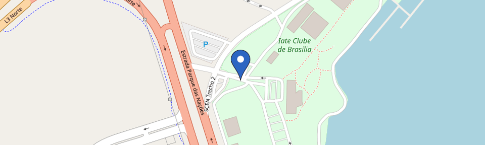 Mapa da estação Iate Clube