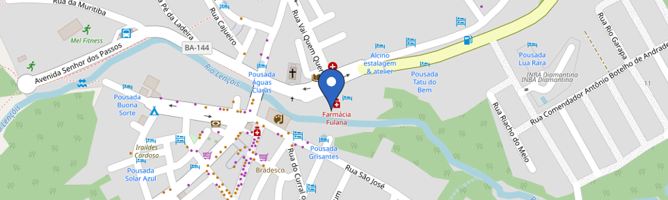 Mapa da estação Estação de Carregamento Porsche - Hotel Canto das Águas