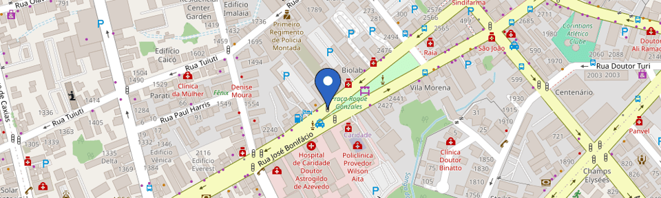 Mapa da estação Rota Mercosul P&D ANEEL-UFSM/Equatorial 22 kW