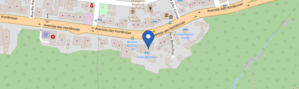 Mapa da estação Hotel Bertoluci