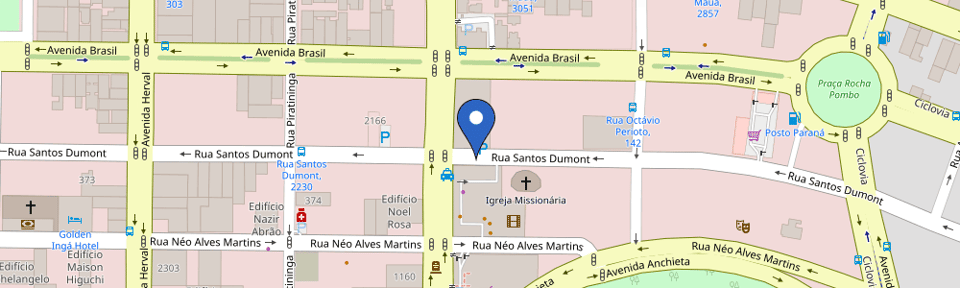 Mapa da estação Cia Charge Energia | Akash Mall - Maringa - 23KW