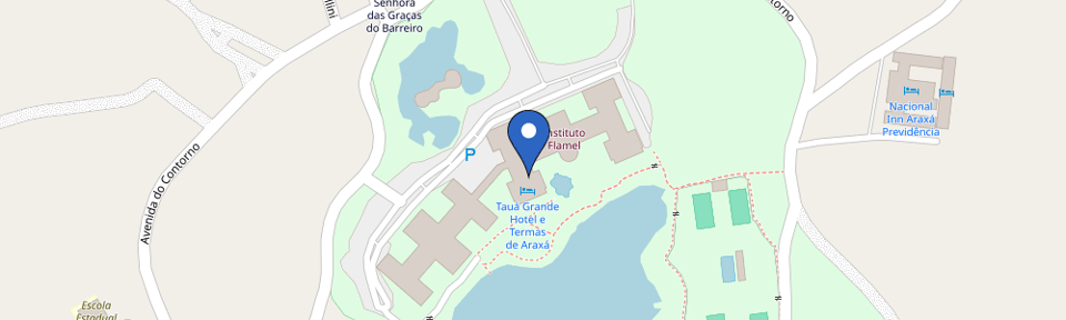 Mapa da estação Grande Hotel Termas de Araxá