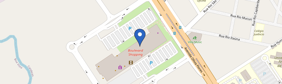 Mapa da estação EletricaRR - Boulevard Shopping