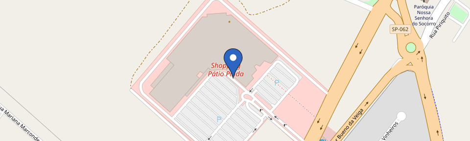 Mapa da estação Shopping Pátio Pinda