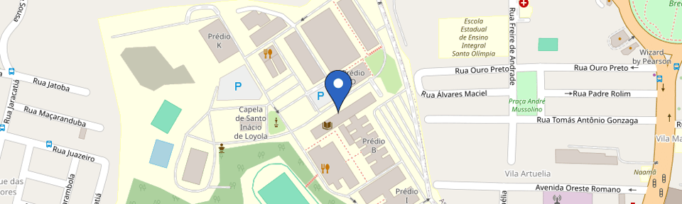 Mapa da estação Centro Universitário FEI