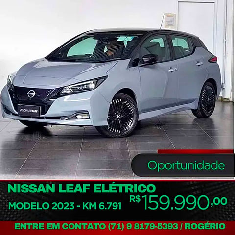 Foto de um nissan leaf b12p 40 elétrico - rogério.