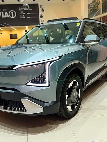 Foto de um kia motors ev5 kia  eletrico.