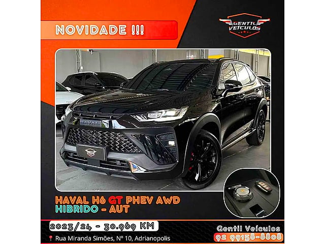 Foto de um gwm haval h6 1.5 phev awd e-traction.