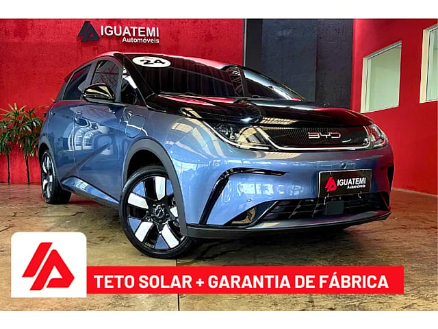 Foto de um byd dolphin 2024 60,5 kw elétrico plus.