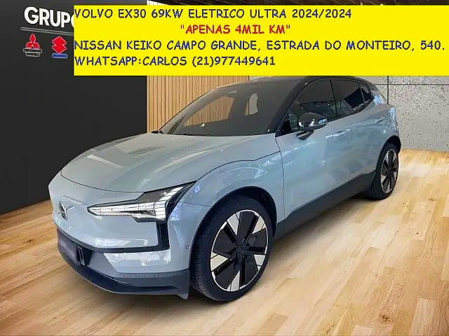 Foto de um volvo ex30 carlos: *   69kw eletrico ultra 2024/2024 "apenas 4mil km".