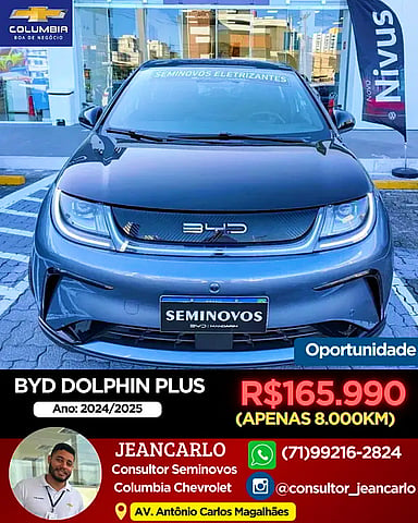 Foto de um byd dolphin plus 24/25 8mil(chevrolet iguatemi).