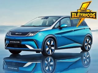 Foto de um byd dolphin 44,9 kw 2024 elétrico.