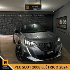 Foto de um peugeot e-208 2008-e carro 100% elétrico com ipva isento garantia de fábrica.