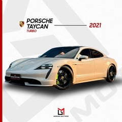 Foto de um porsche taycan .