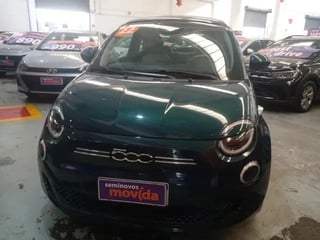 Foto de um fiat 500e 500 eletrico!!!!! baixissimo km.