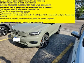 Foto de um volvo xc40 carlos: *   eletrico 2021/2022 super novo!!!.