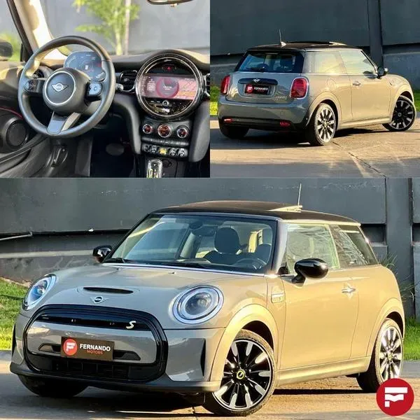 Foto de um mini cooper se