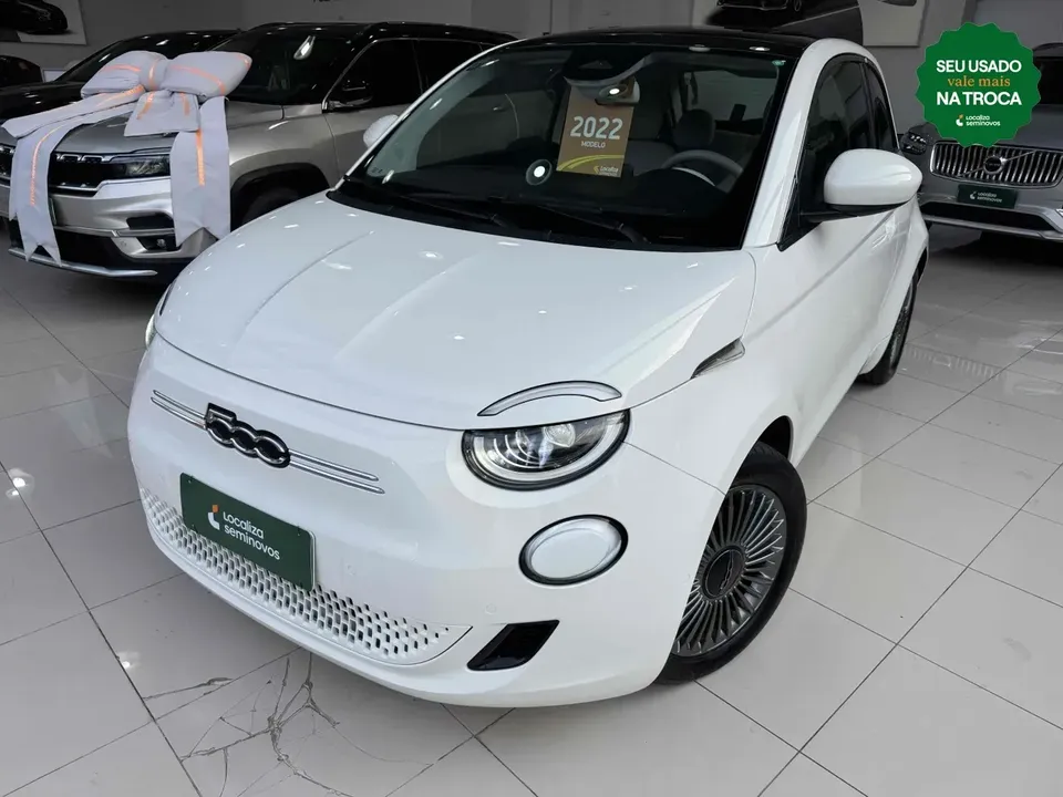 Foto de um fiat 500e
