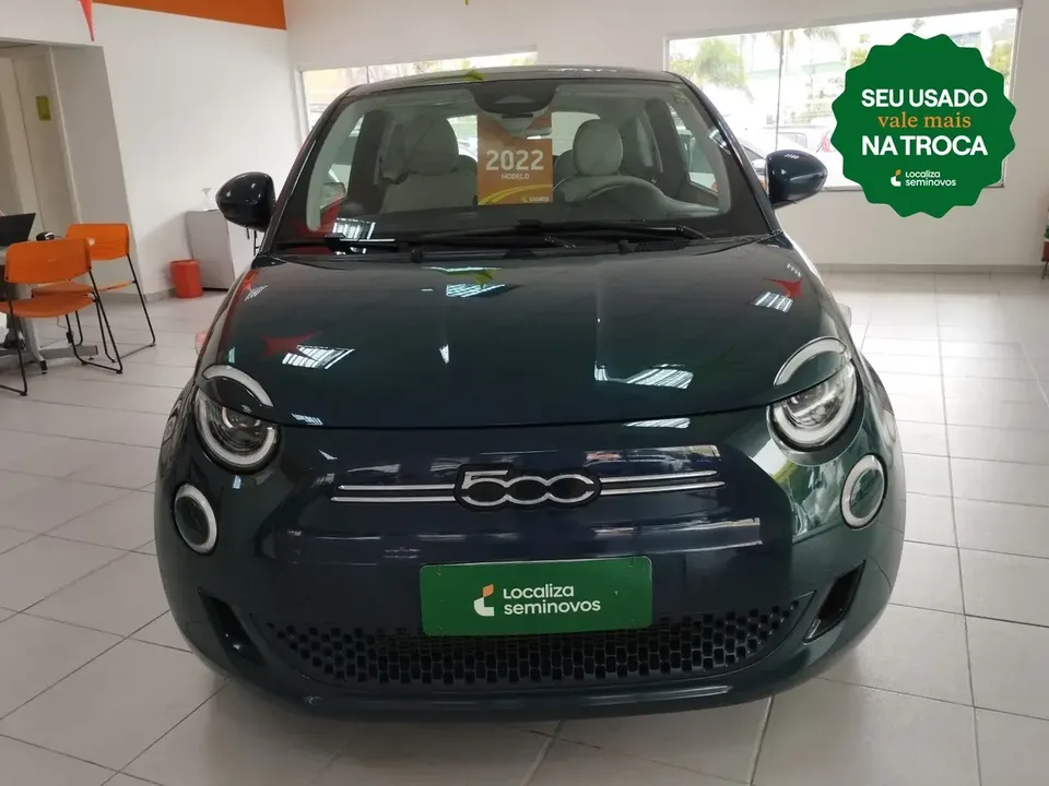 Foto de um fiat 500e