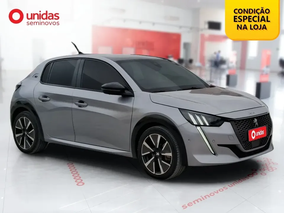 Foto de um peugeot e-208