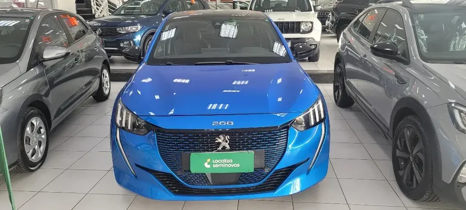 Foto de um peugeot e-208