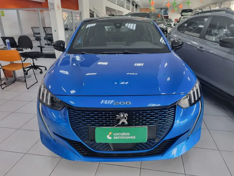 Foto de um peugeot e-208
