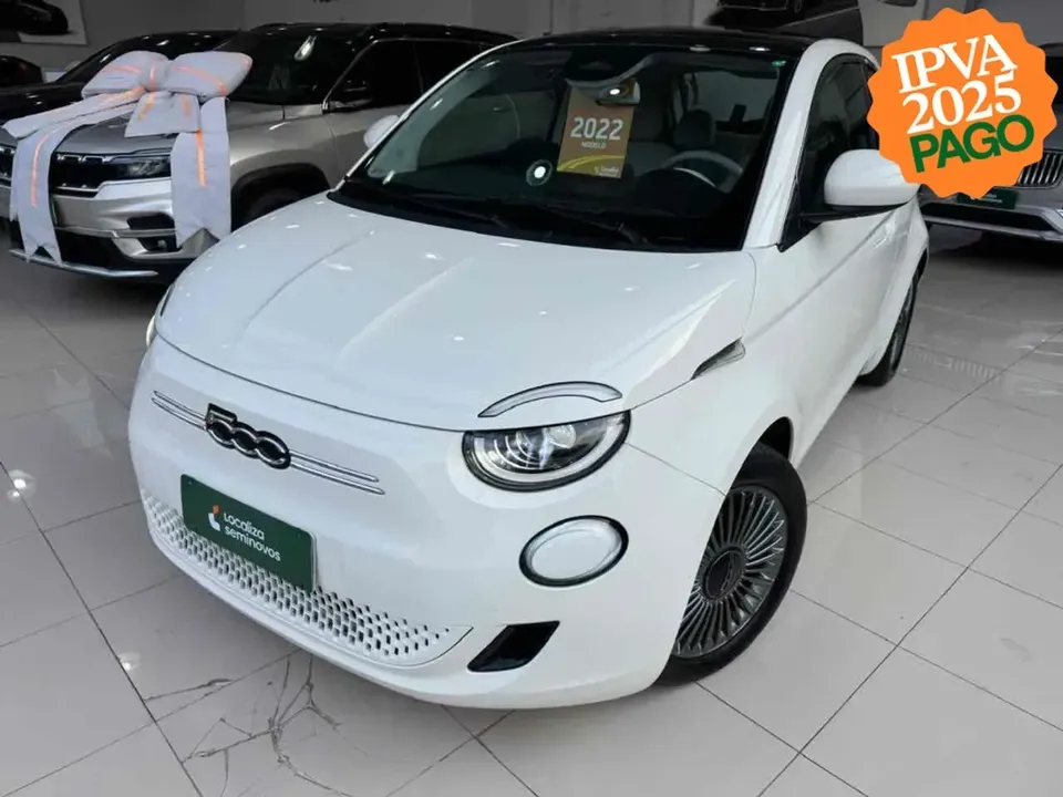 Foto de um fiat 500e
