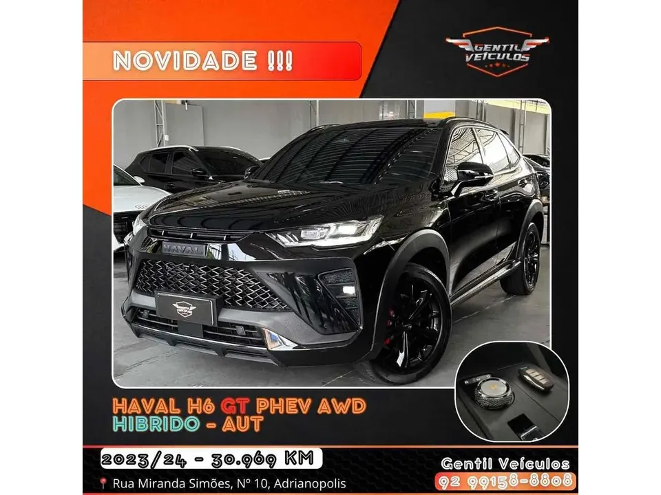 Foto de um gwm haval h6 plug-in hybrid