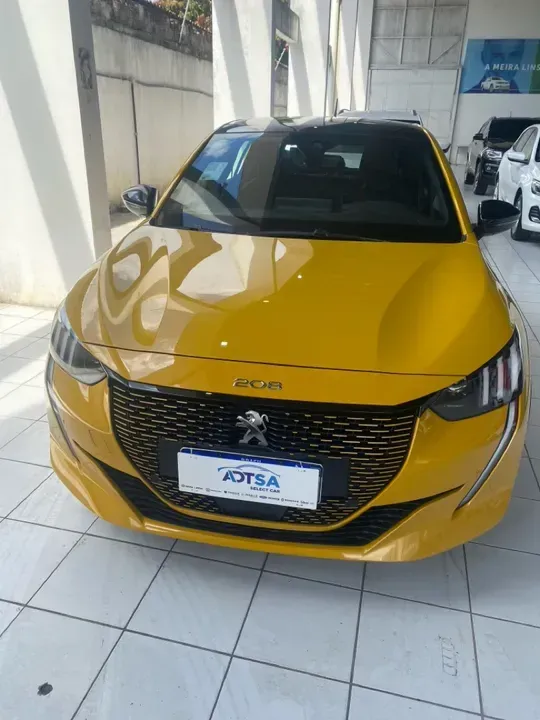 Foto de um peugeot e-208