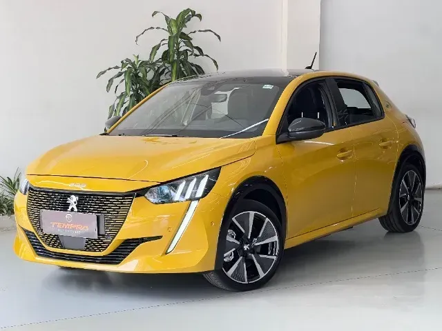 Foto de um peugeot e-208