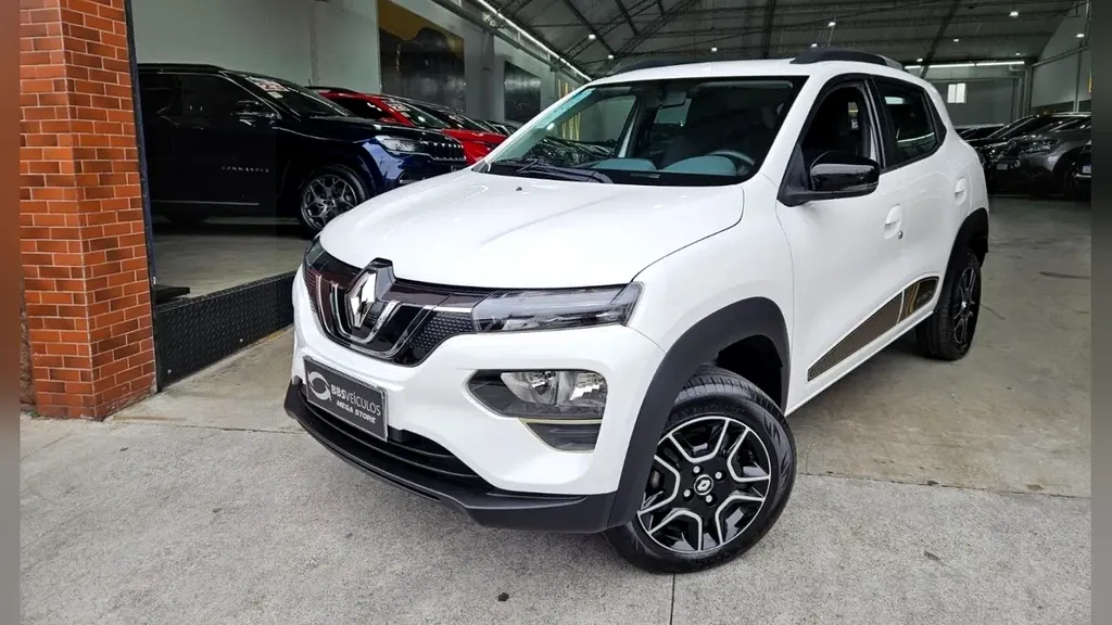 Foto de um renault kwid e-tech electric