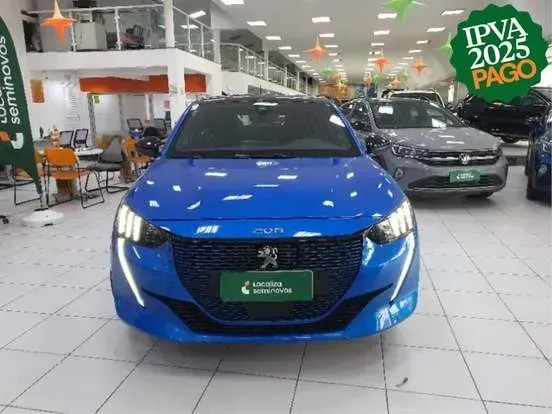 Foto de um peugeot e-208