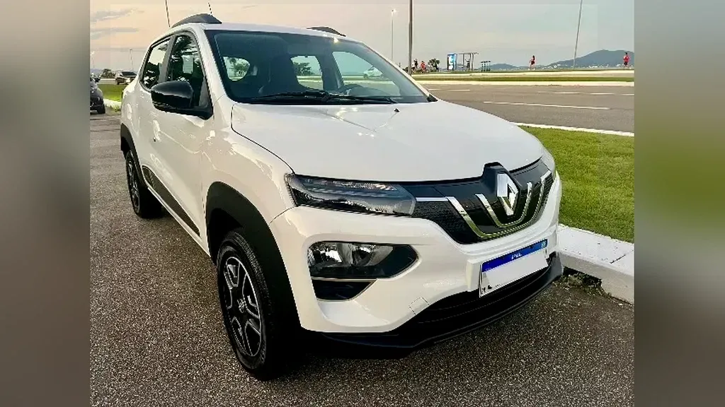 Foto de um renault kwid e-tech electric