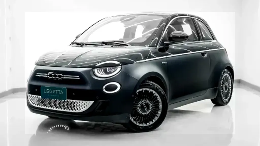 Foto de um fiat 500e