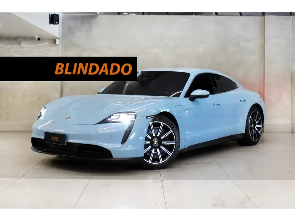 Foto de um porsche taycan