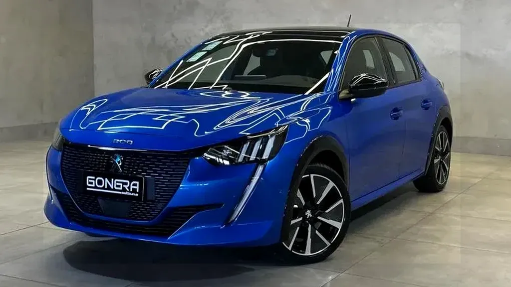Foto de um peugeot e-208