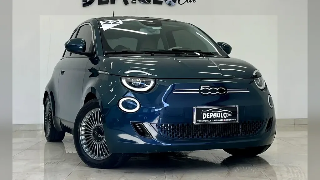 Foto de um fiat 500e