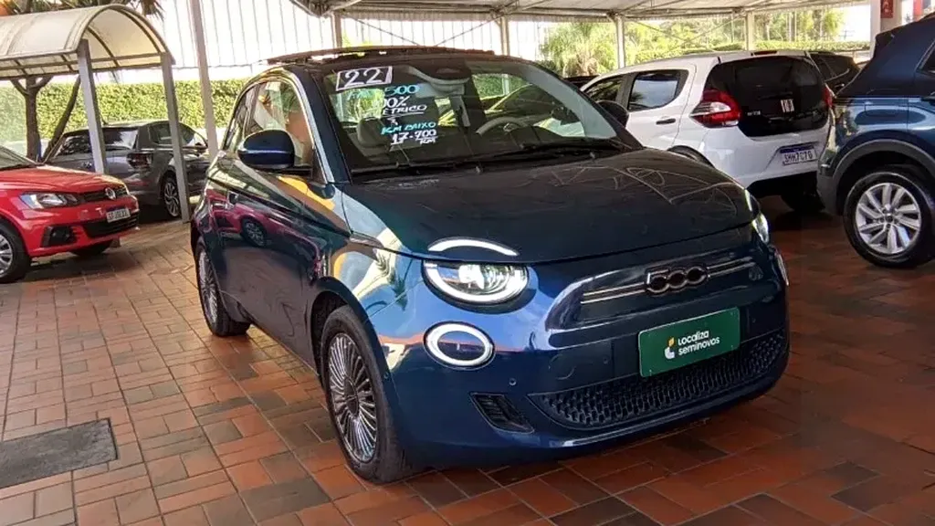 Foto de um fiat 500e