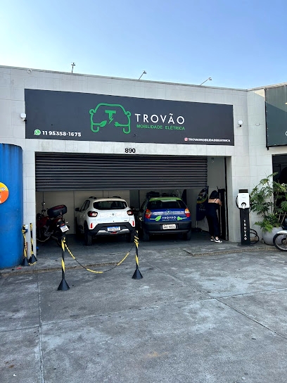 Trovão mobilidade elétrica / recarga para carros elétricos logo