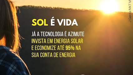 Azimute Energia Solar e Automoção Residencial logo